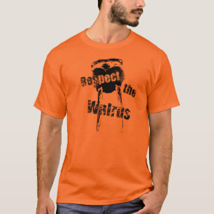 Respecteer de walrus. t-shirt