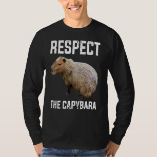 Respecteer het Capybara Capibara Rodent T-shirt