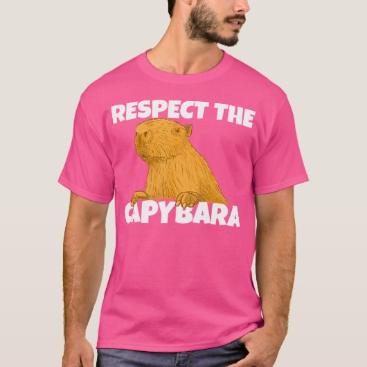 Respecteer het Capybara T-shirt (Voorkant)