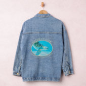 Respecteer het leven, houd de oceaan schoon denim jacket (Hangar)