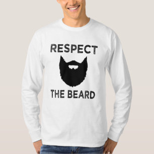 Respecteer het shirt van de Beard grappige mannen