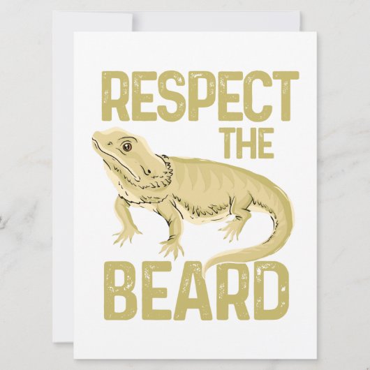 Respecteer het varken met de baard drakenkruis aankondiging (Voorkant)