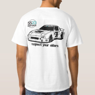 Respecteer je ouderen - Mazda RX7 T-shirt