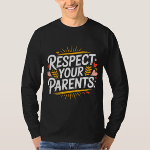 Respecteer Je Ouders — Inspirerende Tri-Ble Voor M T-shirt