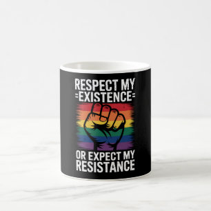 Respecteer Mijn Bestaan Of Verwacht Mijn Verzet LG Koffiemok