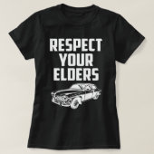 Respecteer uw Ouderen VOLVO P1800 T-shirt (Design voorkant)