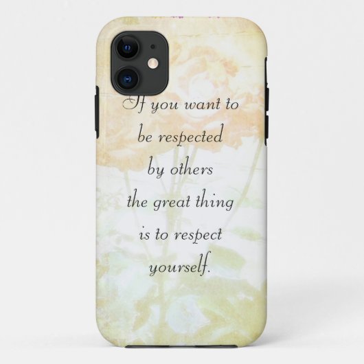 Respecteer uzelf (Dostoyevsky Quote) Iphone 5 Hoes (Achterkant)