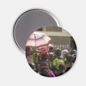 Respecteer vrouwen Ethiopië magneet (Voorkant / Achterkant)