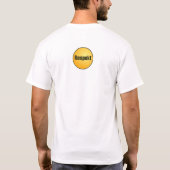 Respecteerbaar wit Man T-shirt (Achterkant)