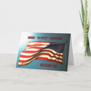Respecter le respect Gratitude - Carte des anciens