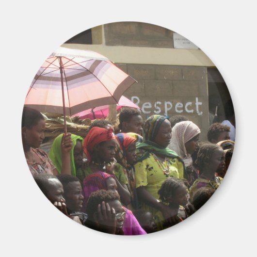 Respecter les femmes Éthiopie Magnet (Devant)