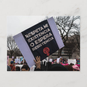 Respecter Ma Carte Postale Existence (Espagnol)