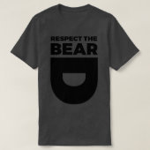 Respectez La Beard Shirt Classic TShirt (Design devant)
