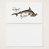 Respectez la citation amusante de requin marteau l (Devant & derrière)