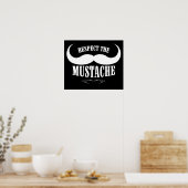 Respectez La Moustache Poster 19,95 $ (Cuisine)