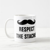 Respectez la tache drôle de tasse de café pour hom (Gauche)