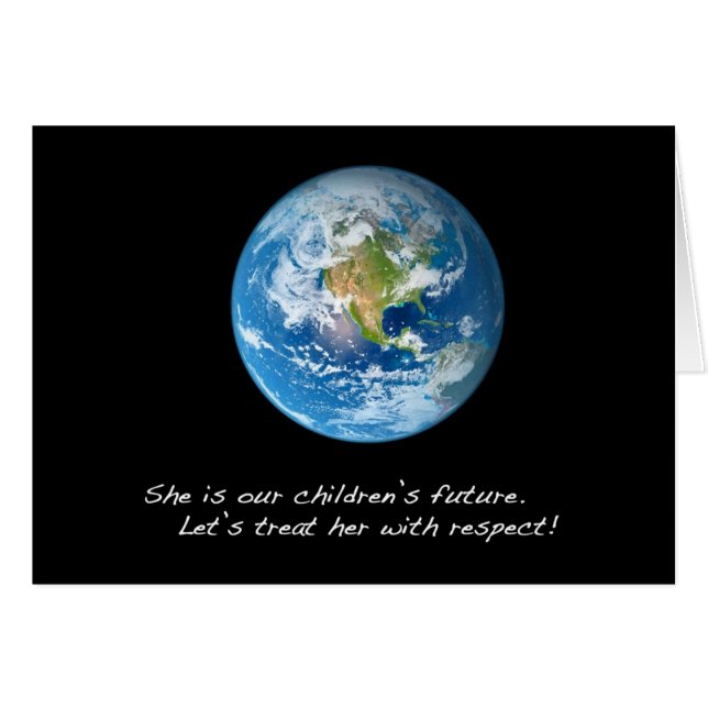 Respectez la terre (Devant horizontal)