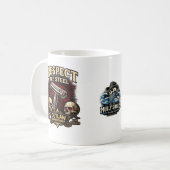 Respectez l'Acier – Mug Rasoir Double Tranchant (Devant gauche)