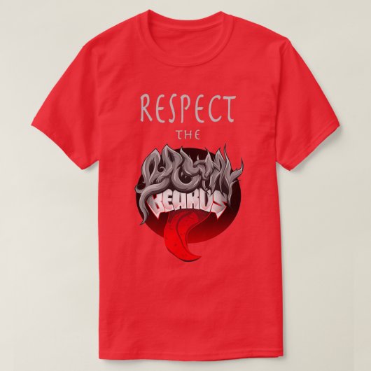 Respectez Le Beards Classic TShirt (Design devant)