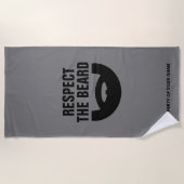 Respectez le drôle de cadeau de serviette de plage (Devant)