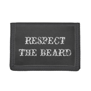Respectez le portefeuille de barbe pour les hommes