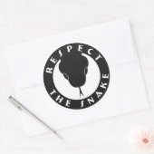 Respectez Les Stickers Snake 3" (Enveloppe)