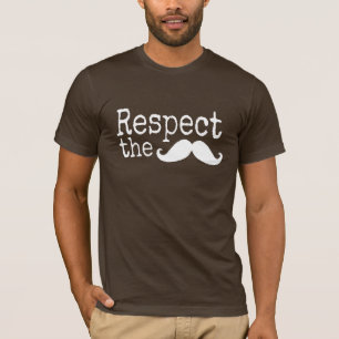 Respectez les t-shirts foncés moustache