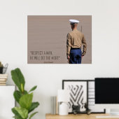 Respectez Une Poster Homme (Bureau à domicile)