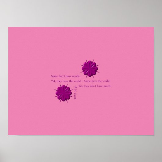 Respectieve perspectieven poster (Voorkant)