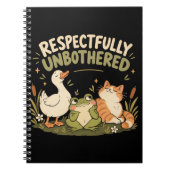 Respectueusement Imperturbable - Cahier à Spirale (Devant)