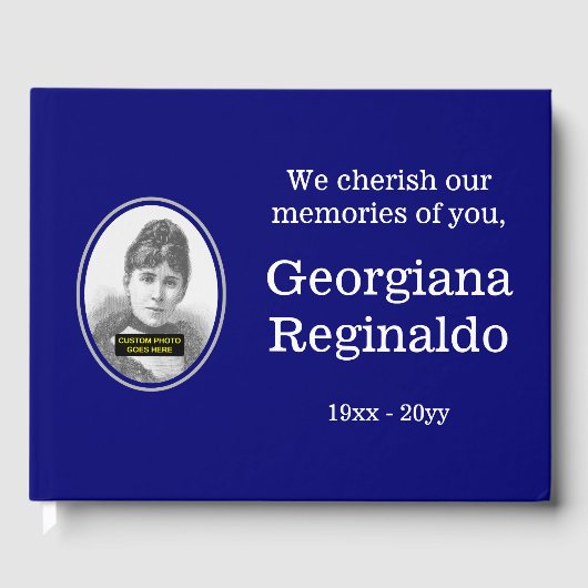 Respectueux, Condoléances de base Livre d'or (Recto)