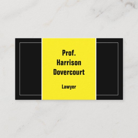 Respectueux, Humble et Carte de visite professionn (Devant)