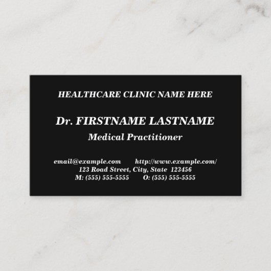 Respectueux, simple et Carte de visite d'entrepris (Devant)