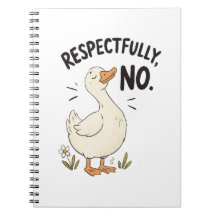 Respectvol, Nee - Spiral Notebook
