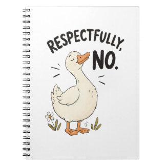 Respectvol, Nee - Spiral Notebook Notitieboek