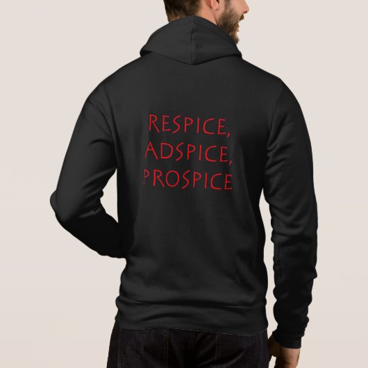 Respice adspice Prospice Hoodie (Achterkant)