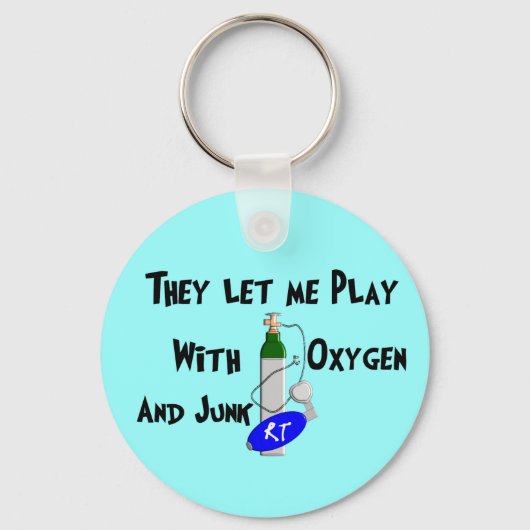 Respiratoire Therapist Funny Gifts Sleutelhanger (Voorkant)