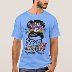 Respiratoire Therapistische Bun Happy Halloween Gi T-shirt