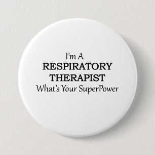 RESPIRATORIUMTHERAPIST RONDE BUTTON 7,6 CM