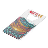 Respire, Crois, Recevoir - (Dos Angle)