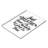 Respire Votre Anxiété Vous Met Carnet (Côté gauche)