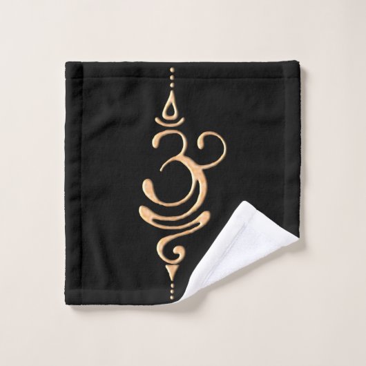 Respirer en or (Gant de toilette)