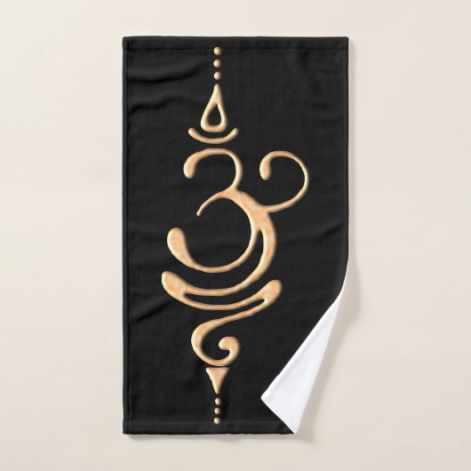 Respirer en or (Serviette à main)