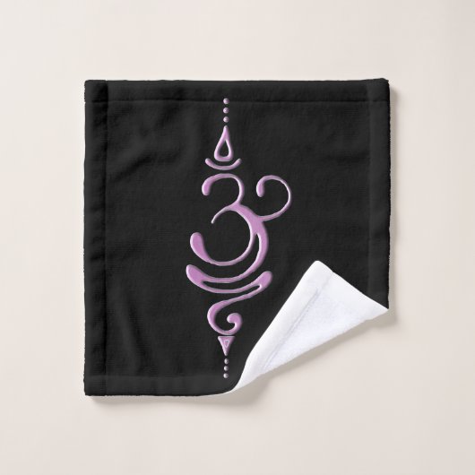 Respirer rose (Gant de toilette)