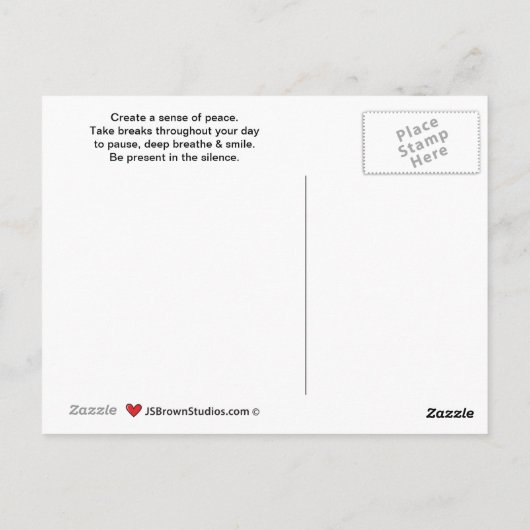 Respirer_ Une Carte Postale (Dos)