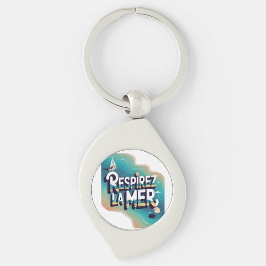 Respirey la mer sleutelhanger (Voorkant)