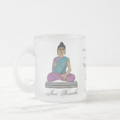 Respirez juste (la tasse personnalisée en verre (Gauche)