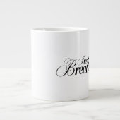 Respirez la citation motivationnelle Mug (Devant)
