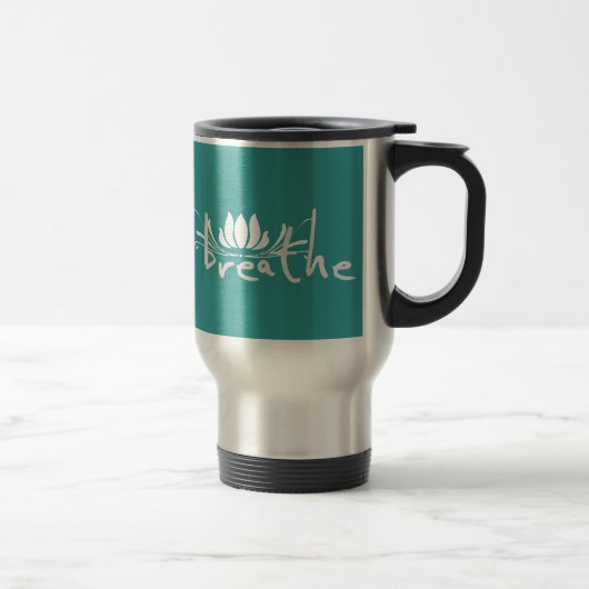 Respirez la tasse de voyage (Droit)