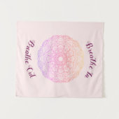 Respirez respirent dedans la tapisserie de mur (Devant (Horizontal))